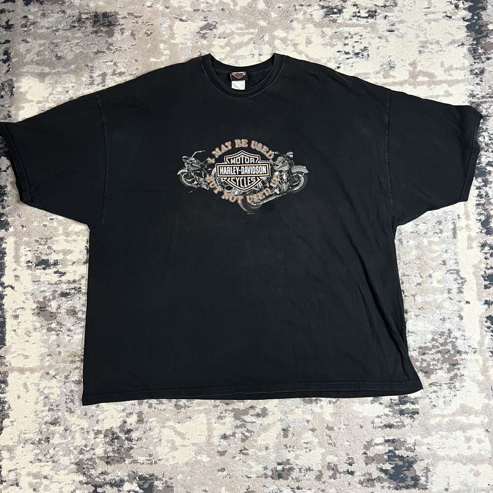 2000s Harley Davidson I May Be Used But Not Used Up T Shirt Size 5XL Iowa USA